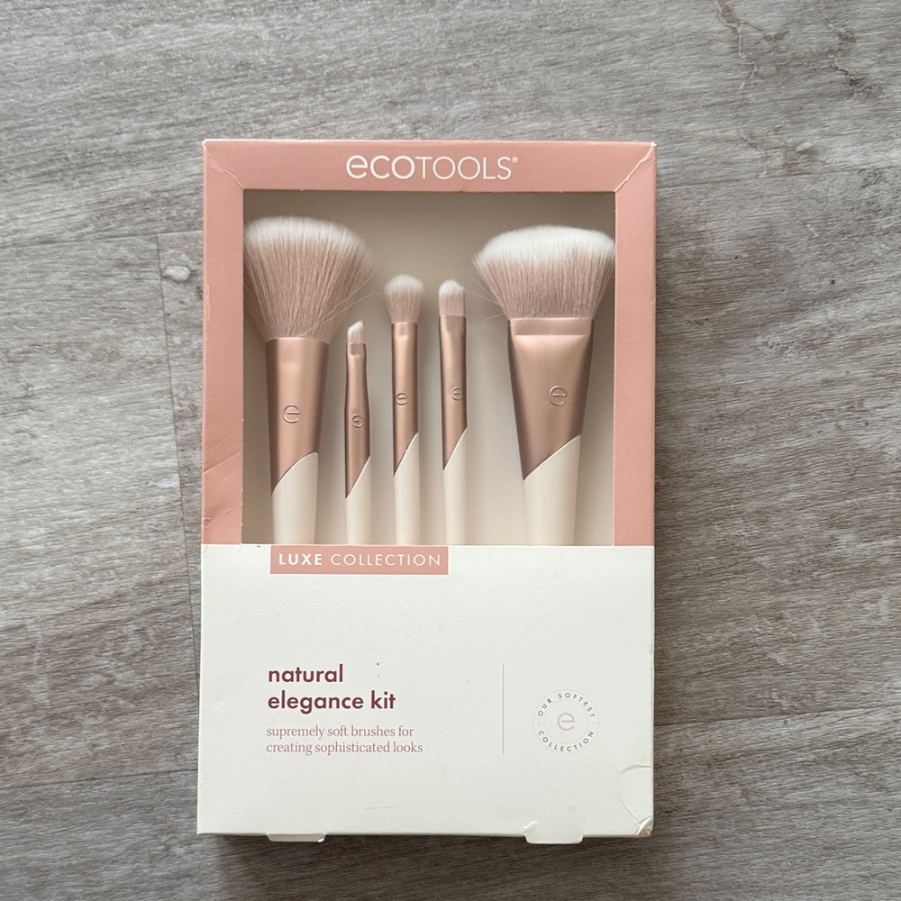 EcoTools Luxe Collection Brush Set in Pink and Cream